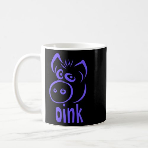 Pig Oink One Of Series With Cow Moo Sheep Baa     Coffee Mug