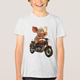 pig on a hog Tri-Blend shirt