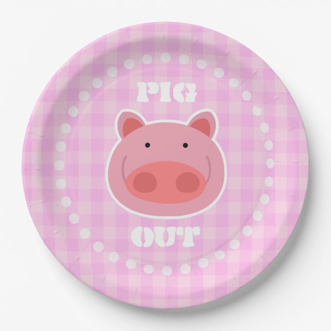 Pig Out Paper Plates (Front)