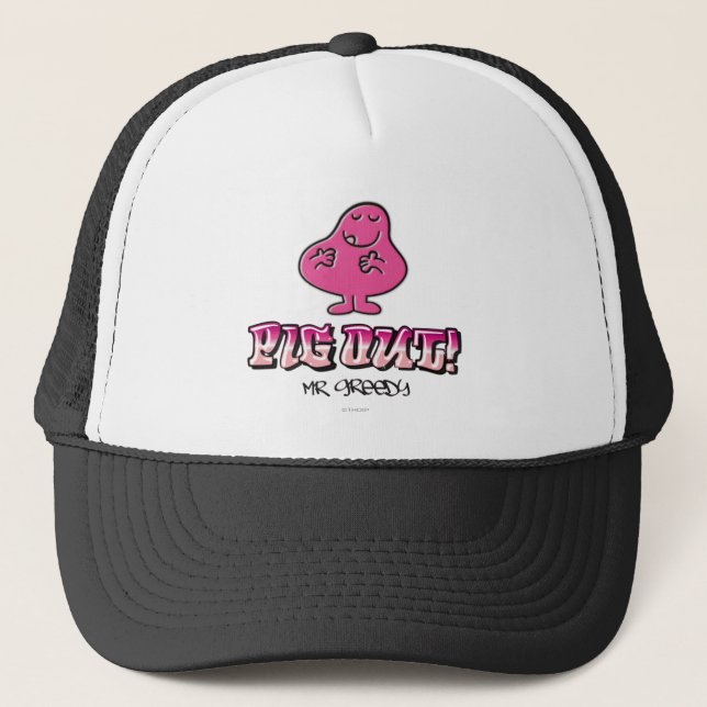 Pig Out! Trucker Hat (Front)