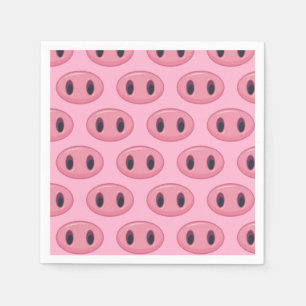 Pig Paper Napkins, Farm Animal Party Supplies Napkins