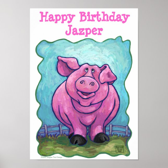 Pig Party Center Poster (Front)