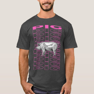Pig Pastel Aesthetic 4654  T-Shirt
