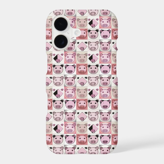 Pig Pattern Design Iphone Case (Back)