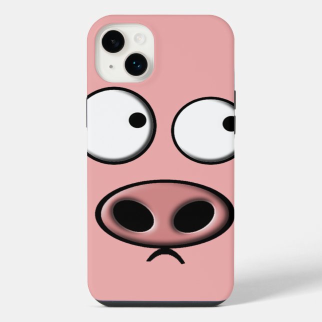 Pig Phone Iphone Case (Back)