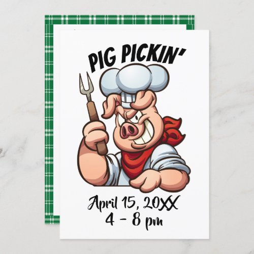 PIG PICKIN Invitation
