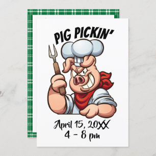 PIG PICKIN' Invitation