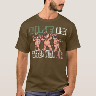 Pig Pig Farmer Farmer Farmer Farm Piglet  T-Shirt