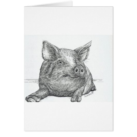 Pig Piglet Cards (Front)