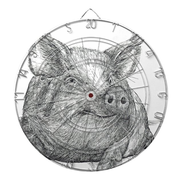 Pig Piglet Dart Board (Front)
