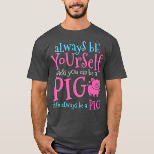 Pig Pigsty Farm Farmer Butcher Pork Meat Cute T-Shirt