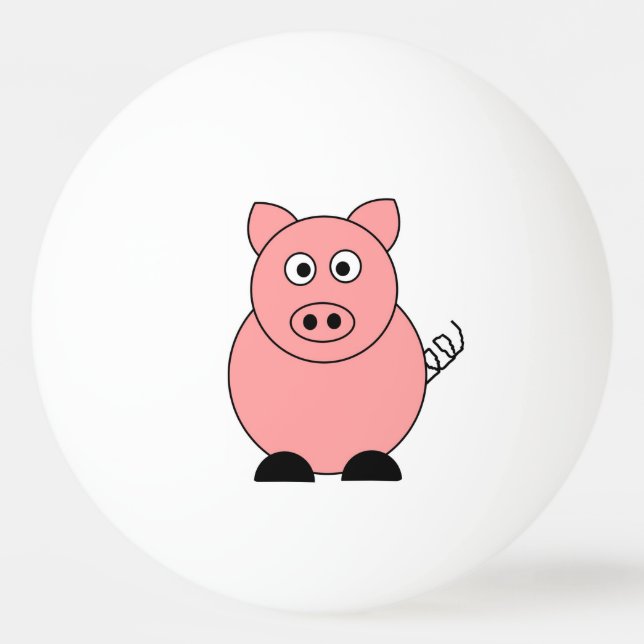 Pig Ping Pong Ball (Front)