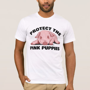 PIG PINK PUPPY VEGAN T-SHIRTS