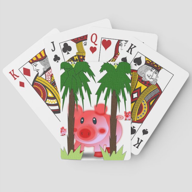 Pig Playing Card Deck (Back)