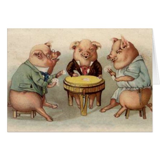 PIG POKER CARDS (Front Horizontal)
