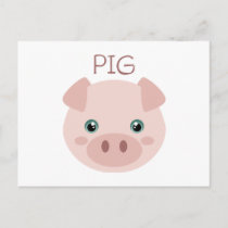 Pig Postcard