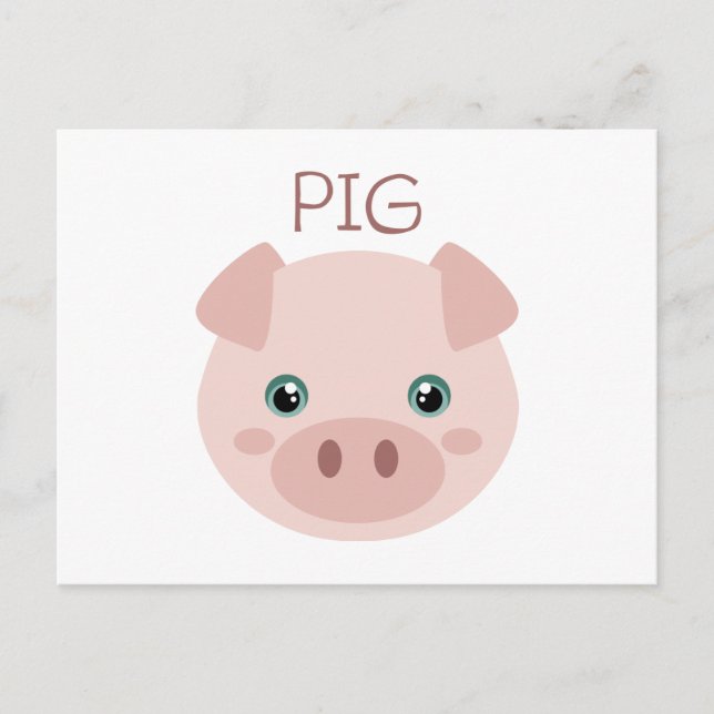 Pig Postcard (Front)