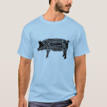 Pig Primal Map T-shirt at Zazzle