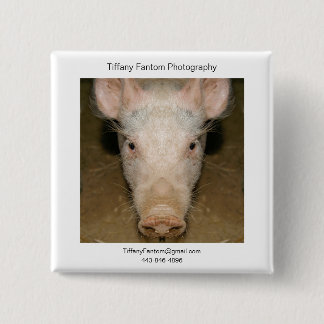 Pig Promo Piece Pinback Button