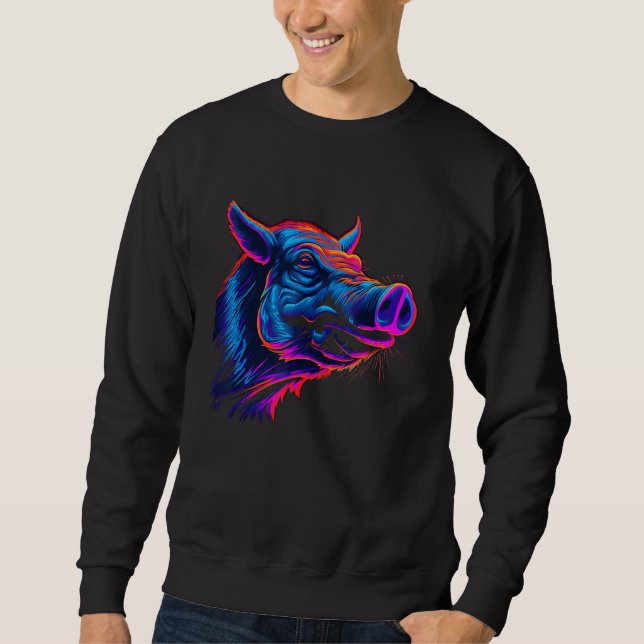 Pig Pursuit for Hog Hunting and Hog Assassin 1 Sweatshirt (Front)