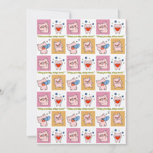 pig quote faces invitation