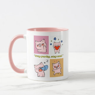 pig quote faces mug