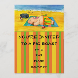Pig Roast Invitation