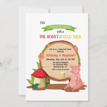 Pig Roast Invitation by heartfeltclub at Zazzle