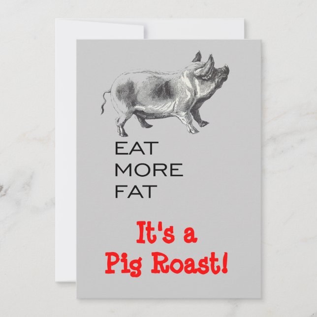 Pig Roast Invitation (Front)