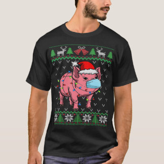 Pig Santa Ugly Christmas T-Shirt