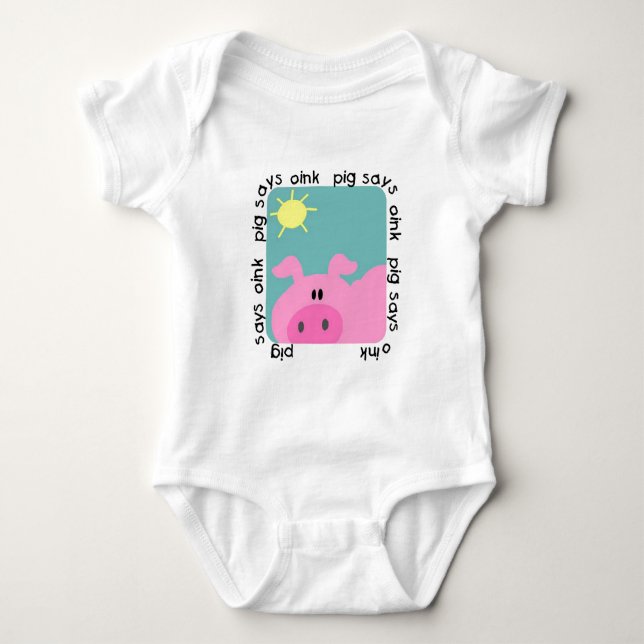 Pig Says Oink T-shirts and Gifts (Front)