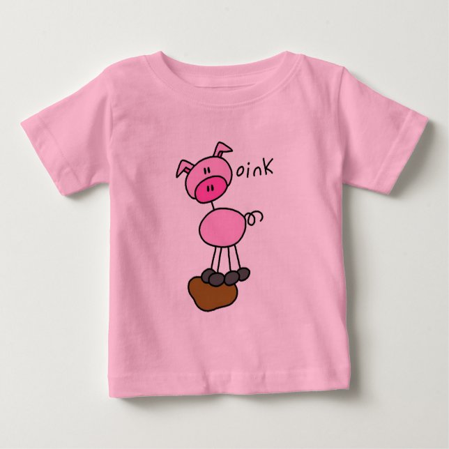 Pig Says Oink T-shirts and Gifts (Front)