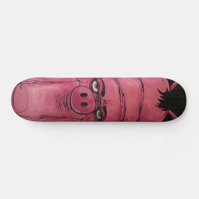Pig skate skateboard | Zazzle