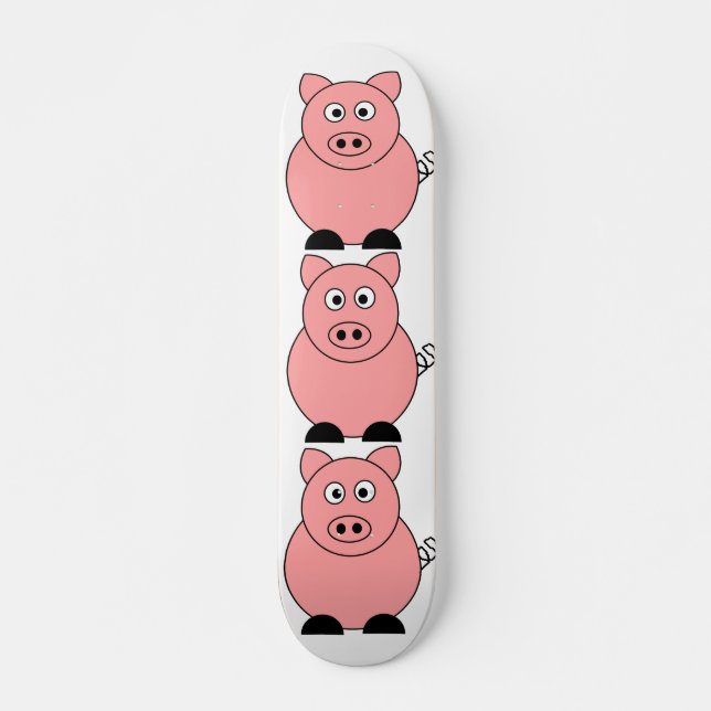 Pig Skateboard (Front)