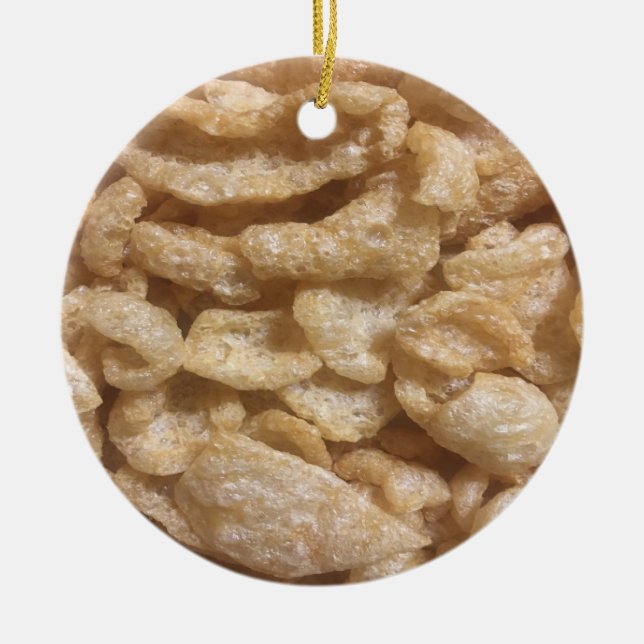 Pig Skins Ceramic Ornament (Front)