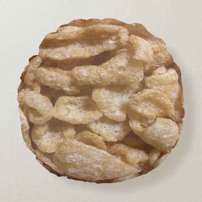Pig Skins Round Pillow (Front)