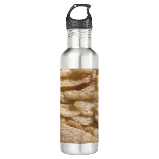 Pig Skins Stainless Steel Water Bottle (Front)