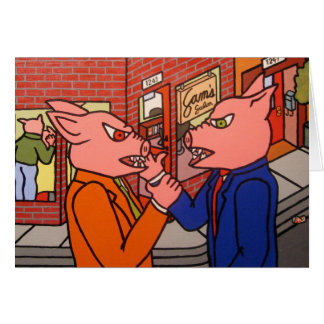 Pig Slap Cards