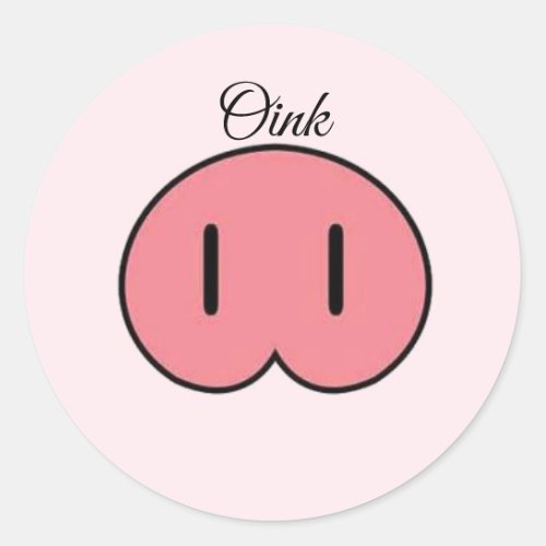 Pig Snout Sticker