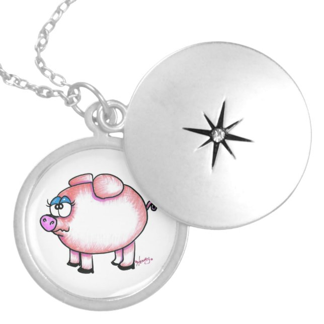 Pig Style Pig Locket (Front)