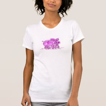 Pig T-shirt by sonyadanielle at Zazzle