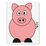 Pig Temporary Tattoo