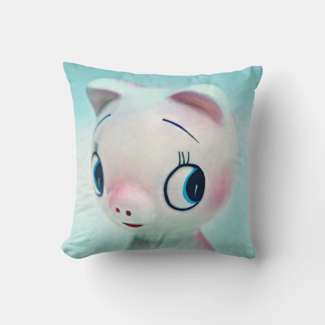 Pig Throw Pillow (Front)
