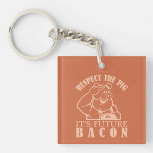 PIG TO BACON custom color key chain
