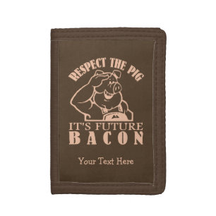 PIG TO BACON custom color wallets