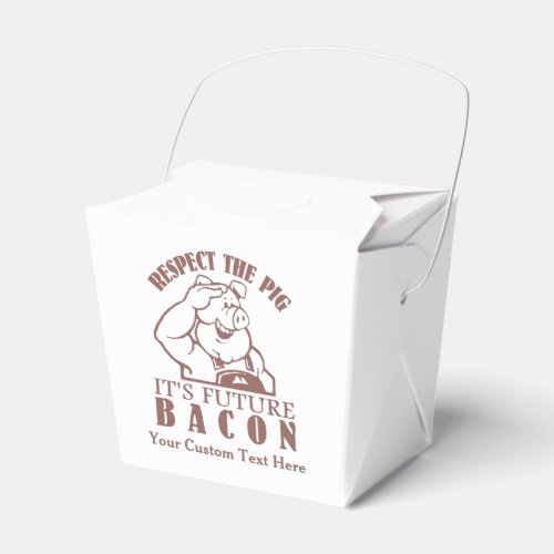 PIG TO BACON custom take_out boxes