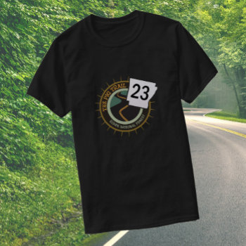 Pig Trail Highway 23 Arkansas Motorcycle Road T-shirt by whereabouts at Zazzle