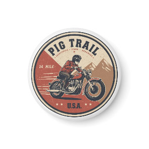 Pig Trail Scenic Byway arkansas motorcycle gifts Magnet
