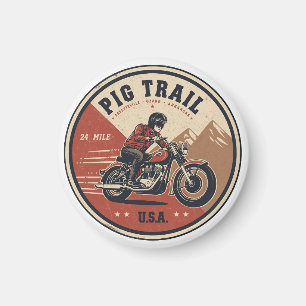 Pig Trail Scenic Byway arkansas motorcycle gifts Magnet