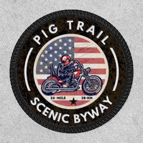 Pig Trail Scenic Byway arkansas motorcycle ride Patch